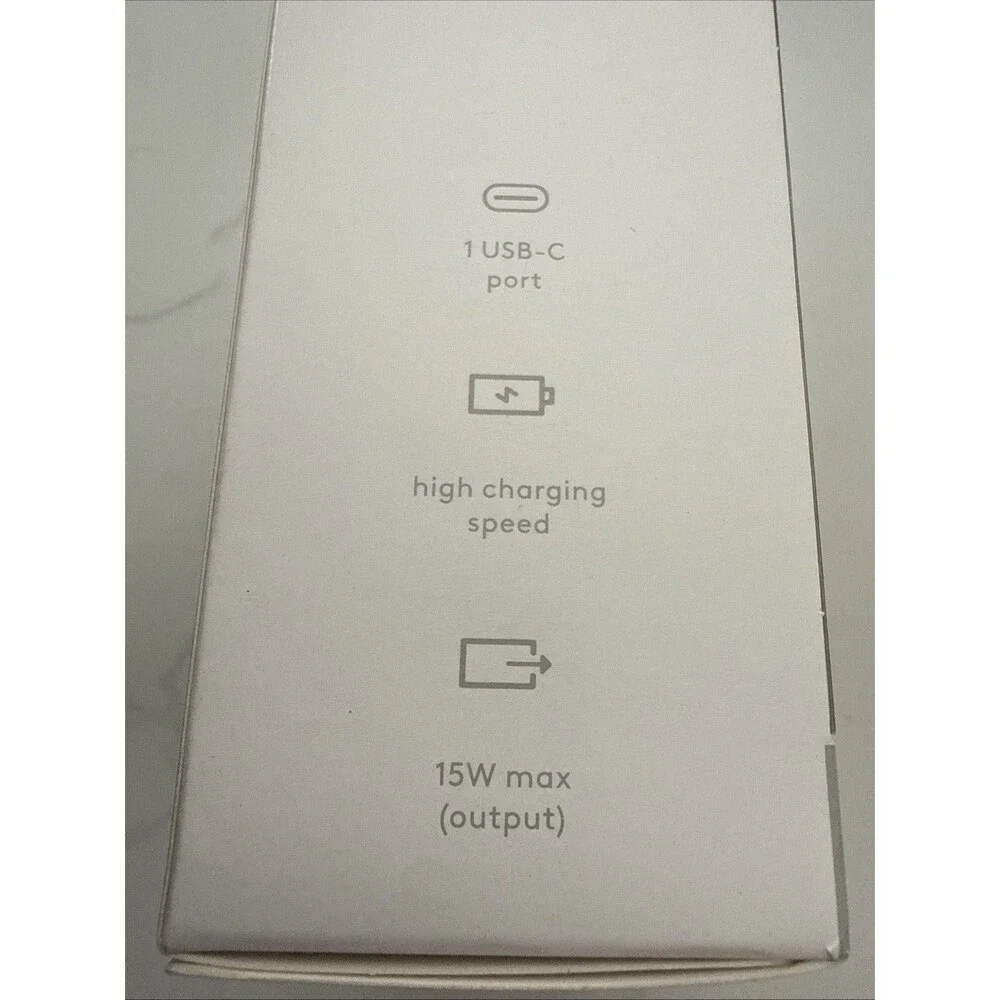 Single Port USB-C Wall Charger  15W - heyday Avocado: